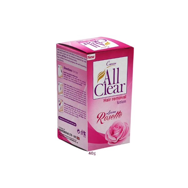 Caresse All Clear Rosette Hair Removal Lotion 40g