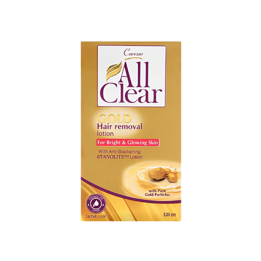 Caresse All Clear Gold Hair Removal Lotion 120g