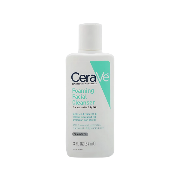 CeraVe Foaming Facial Cleanser For Normal To Oily Skin 87ml