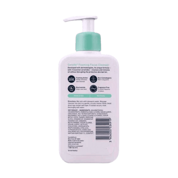 Cerave Foaming Facial Cleanser Oil Control 237ml – Nazar Jan's Supermarket