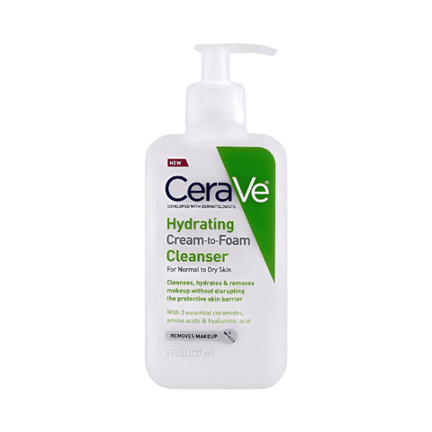 Cerave Hydrating Cream To Foam Cleanser 237ml