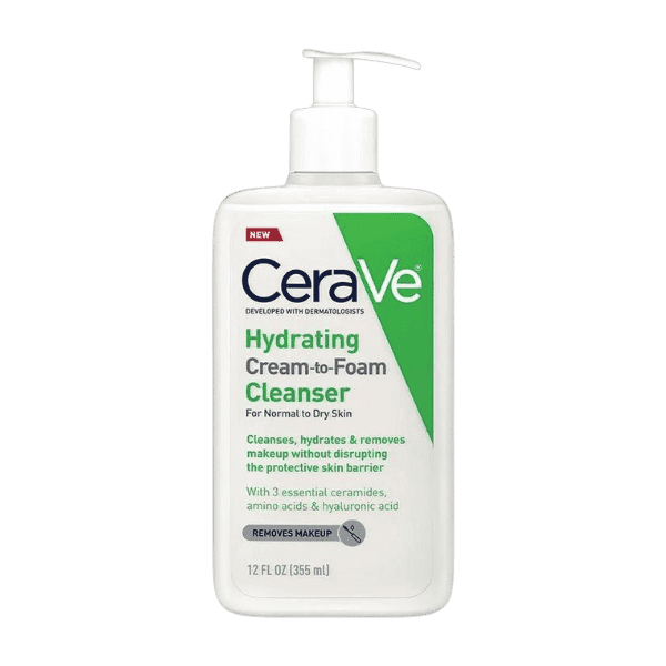 Cerave Hydrating Cream To Foam Cleanser 355ml