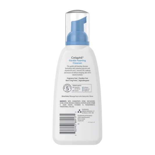 Cetaphil Gentle Foaming Cleanser For Dry to Normal & Skin Types 236ml