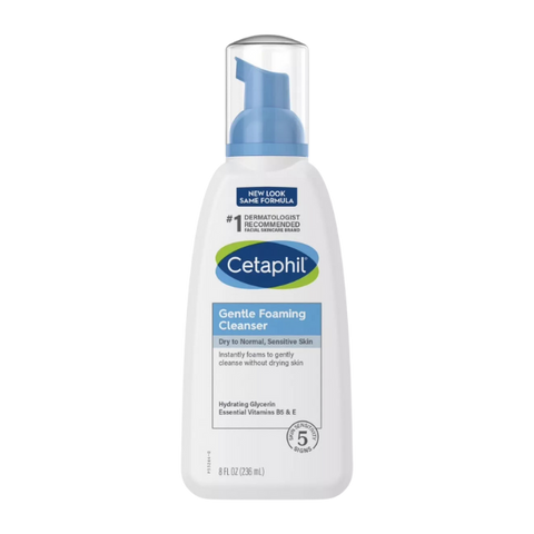 Cetaphil Gentle Foaming Cleanser For Dry to Normal & Skin Types 236ml