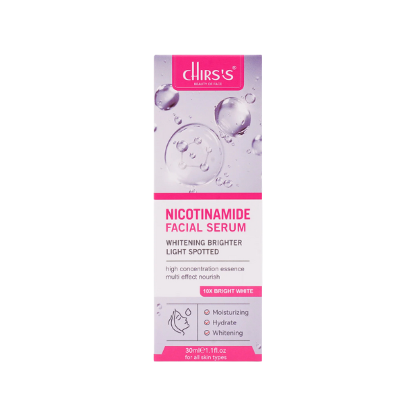 Chirs's Nicotinamide Facial Serum For Whitening Brighter Light Spotted 30ml