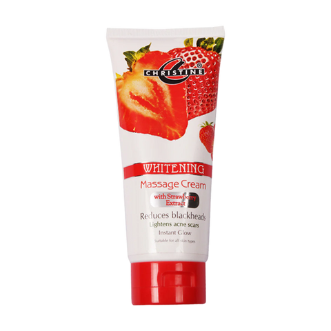 Christine Whitening Massage Cream Strawberry Extract 150gm