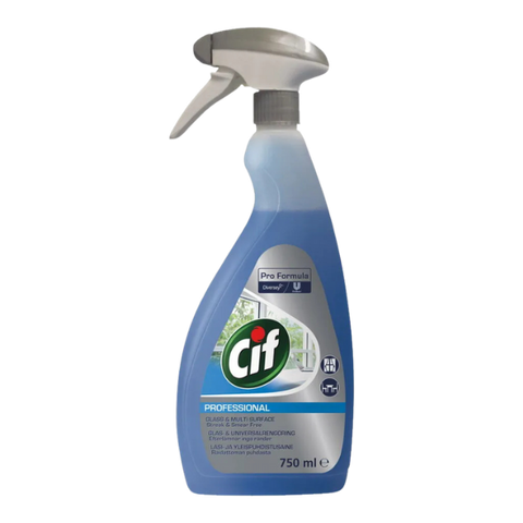 Cif Professional Glass & Multi Surface Cleaner Spray 750ml