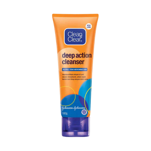 Clean & Clear Deep Action Cleanser Wash Oil Free 100g