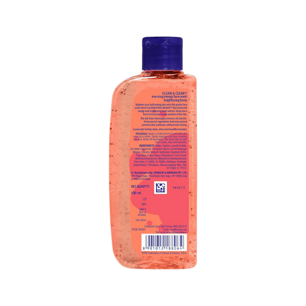  Clean & Clear Morning Energy Brightening Berry Face Wash 100ml
