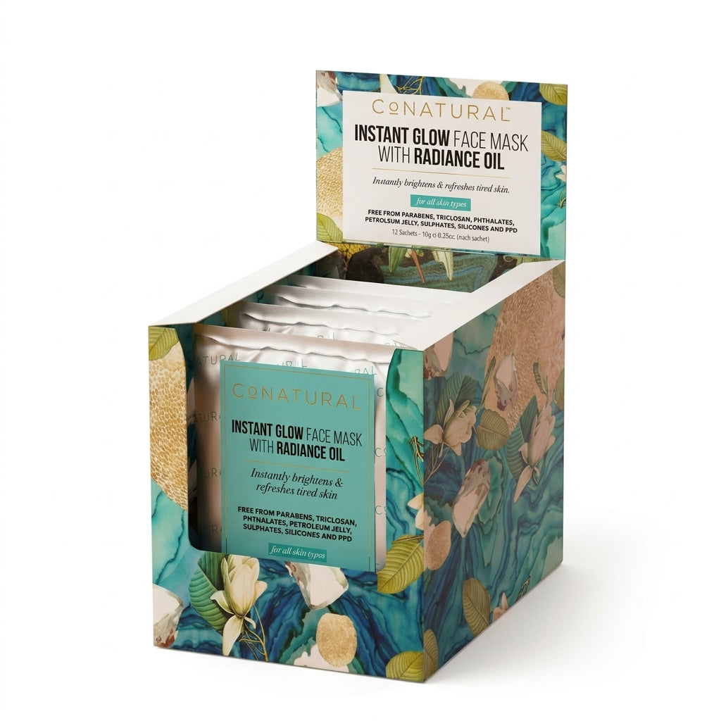 CoNatural Instant Glow Face Mask with Radiance Oil 10g