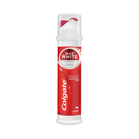 Colgate Max White Luminous Tooth Paste Pump 100ml