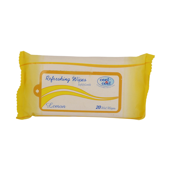 Cool And Cool Lemon Refreshing Wipes 20pcs