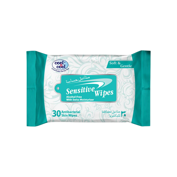 Cool And Cool Sensitive Wipes 30pcs