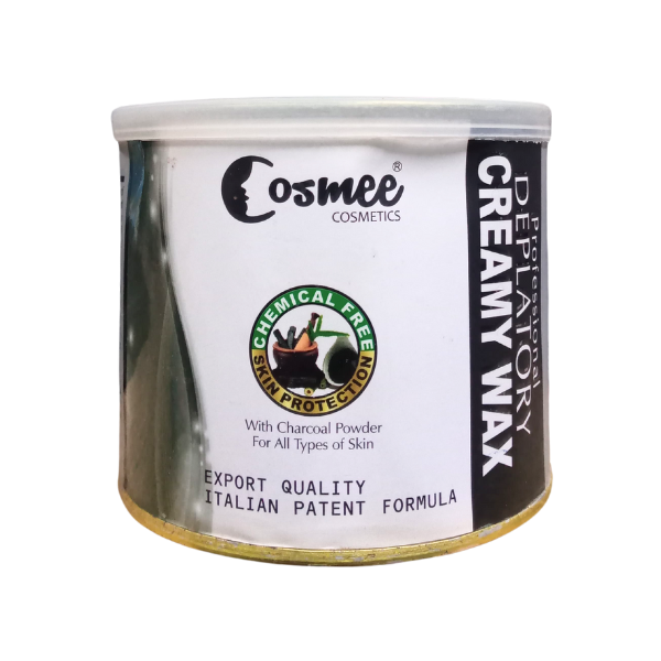 Cosmee Professional Deplatory Creamy Wax With Charcoal Extract 400g