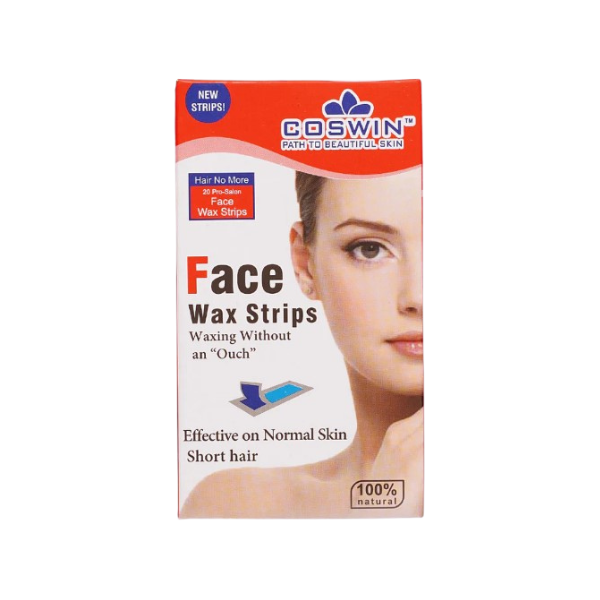 Coswin Face Wax Strips For Normal Skin 20pcs