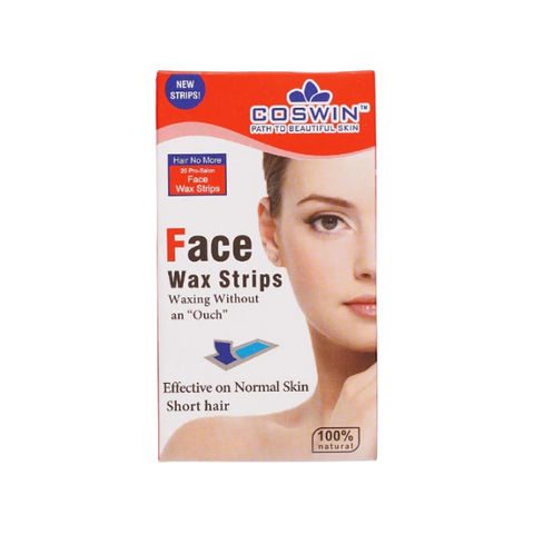 Coswin Face Wax Strips For Normal Skin 20pcs