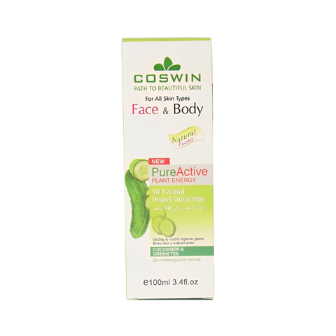 Coswin Pure Active Face & Body Scrub Cucumber & Green Tea Extract 100ml