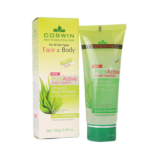 Coswin Face & Body Cream - Aloe And Strawberry Plant Energy 100g