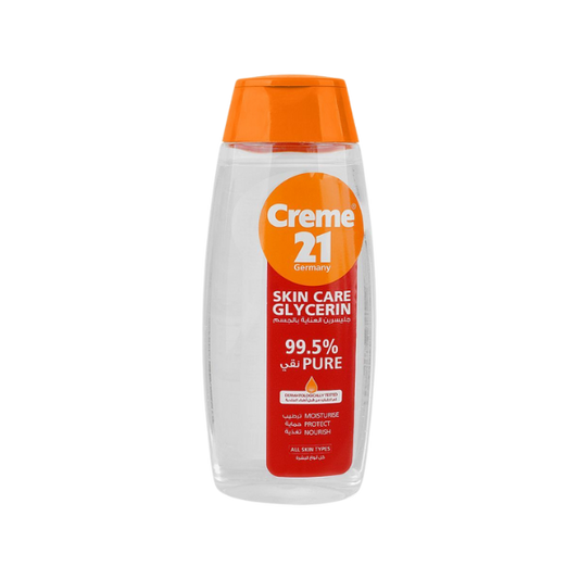 Creme 21 Skin Care Pure Glycerin Oil With 99.5% For All Skin Types 200ml