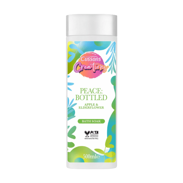 Cussons Creations Apple & Elderflower Bath Soak Peace Bottled 500ml