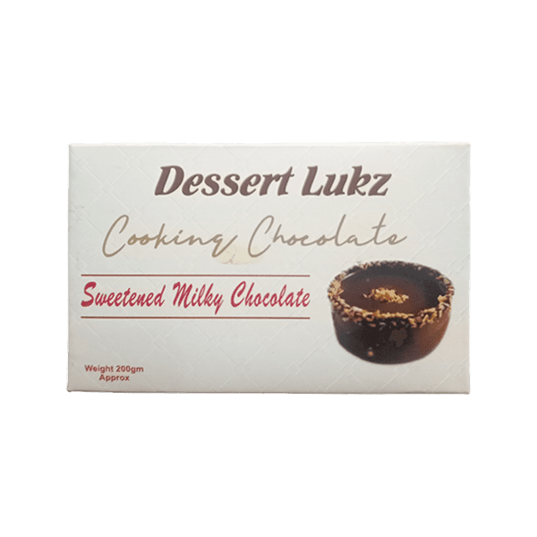 DESSERT LUKZ COOKING CHOCOLATE 200GM - Nazar Jan's Supermarket