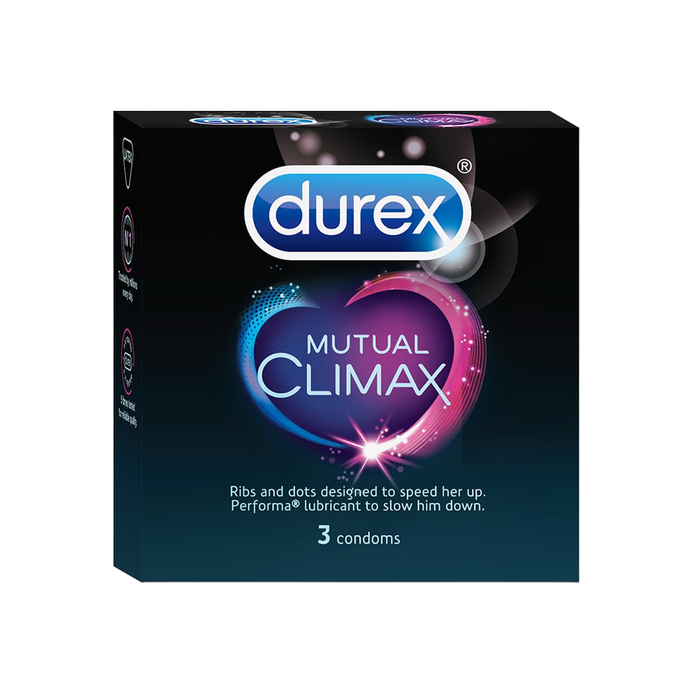 DUREX MUTUAL CLIMAX CONDOMS 3PCS