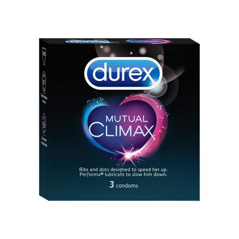 DUREX MUTUAL CLIMAX CONDOMS 3PCS