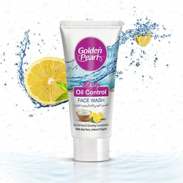 Golden Pearl Daily Oil Control Face Wash With Aloe Vera Lemon & Yogurt 75ml