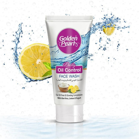 Golden Pearl Daily Oil Control Face Wash With Aloe Vera Lemon & Yogurt 75ml