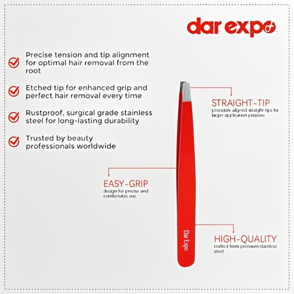 Dar Expo Tweezer Powder Coated DE-816