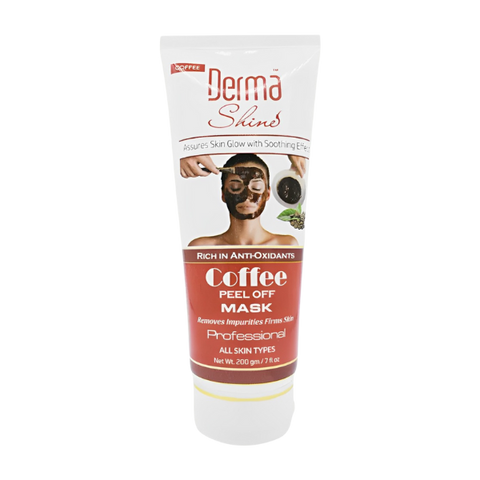 Derma Shine Coffee Peel Off Mask For All Skin Types 200Gm