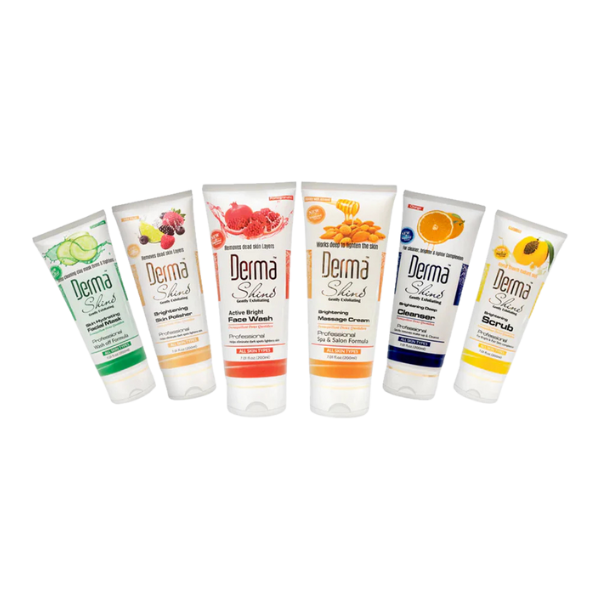 Derma Shine Fruit Facial Kit 6 In 1 Pack 70g