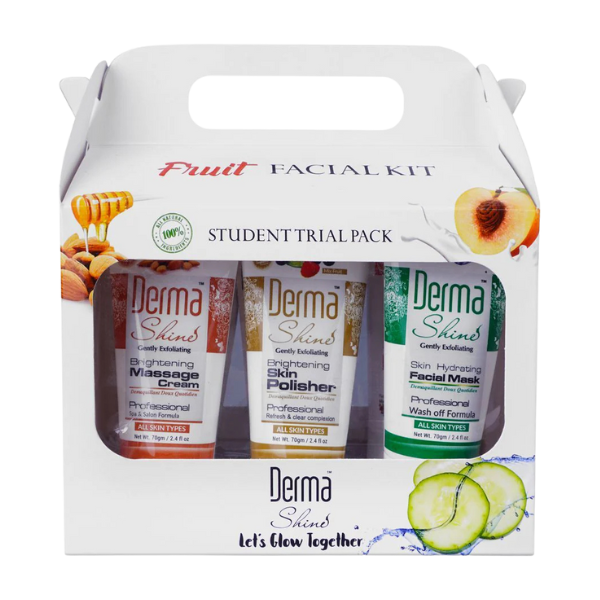 Derma Shine Fruit Facial Kit 6 In 1 Pack 70g