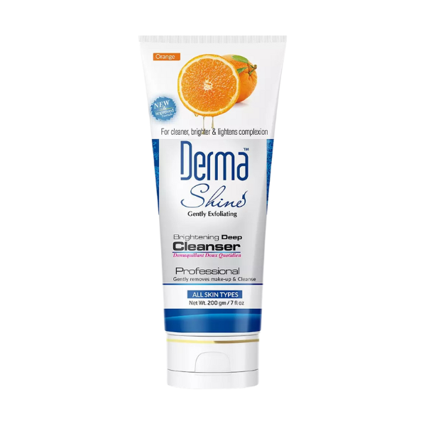 Derma Shine Gently Exfoliating Orange Face Wash 200Gm