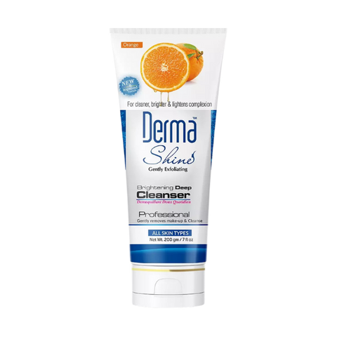 Derma Shine Gently Exfoliating Orange Face Wash 200Gm