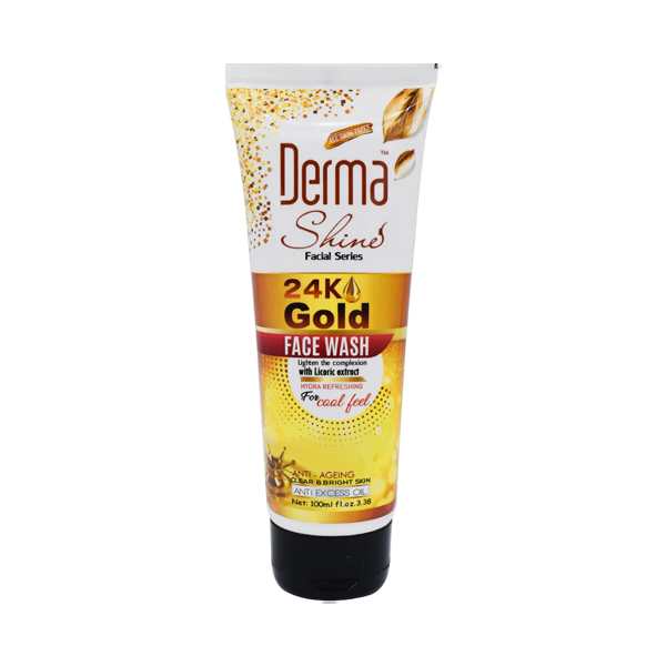 Derma Shine 24k Gold Face Wash 100ml