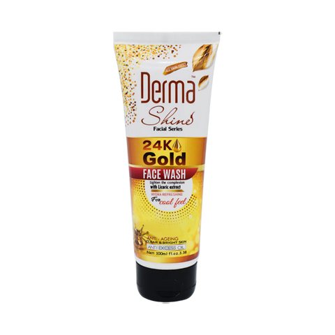 Derma Shine 24k Gold Face Wash 100ml