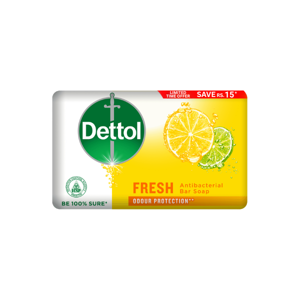 Dettol Fresh Lemon Soap 110g