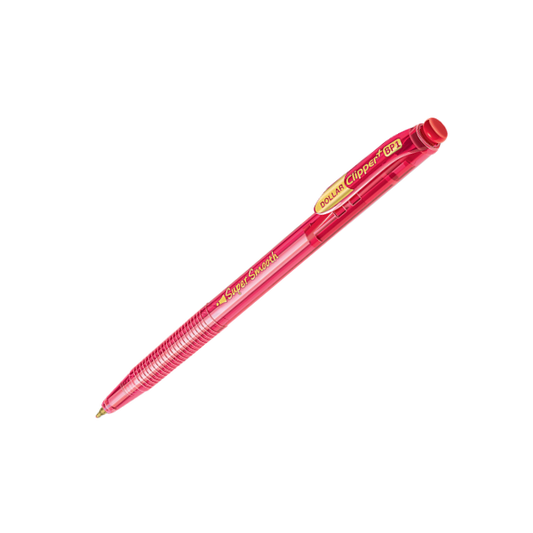 Dollar Clipper Ball Pen Red