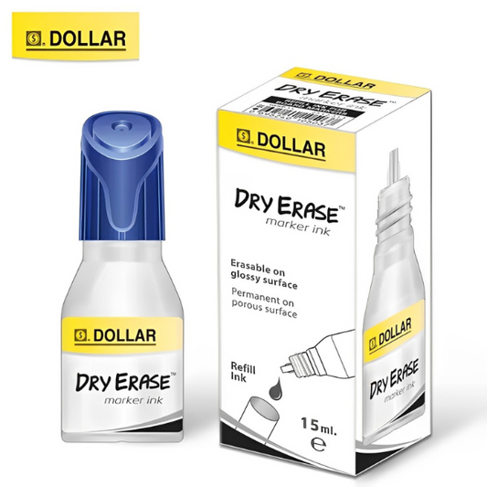 Dollar Dry Erase Marker Blue Ink 15ml