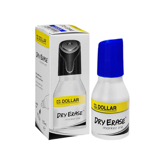 Dollar Dry Erase Marker Blue Ink 15ml