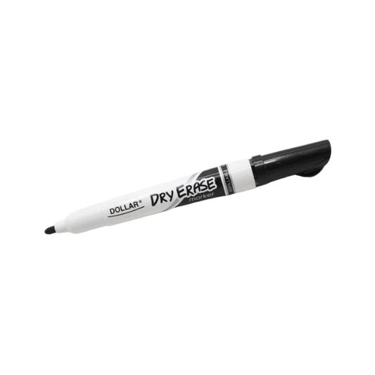 Dollar Dry Erase White Board Marker Black