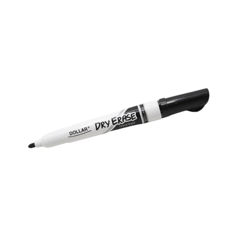 Dollar Dry Erase White Board Marker Black