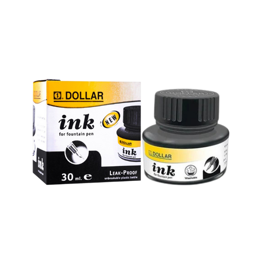 Dollar Fountain Pen Black Ink 30ml