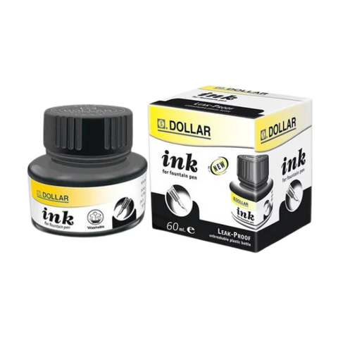 Dollar Fountain Pen Black Ink 60ml