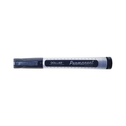 Dollar Round Tip Permanent Marker Black 