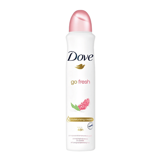 Dove 48H Go Fresh Pomegranate & Lemon Scent Deodorant Spray For Women 0% Alcohol 250ml