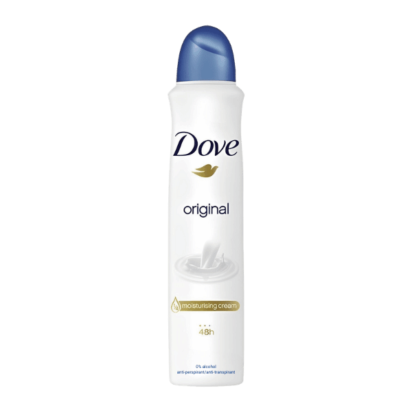 Dove 48H Original Deodorant Spray For Women 0% Alcohol 250ml