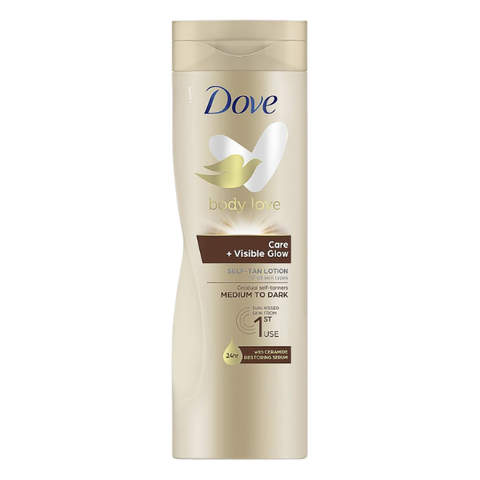 Dove Body Love Care + Visible Glow Self-Tan Body Lotion 400ml