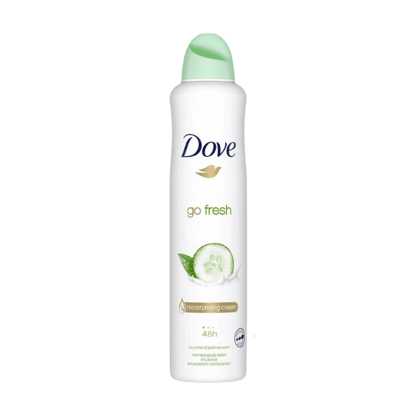 Dove Go Fresh 48h Cucumber & Green Tea Scent Deodorant Spray For Women 0% Alcohol 250ml